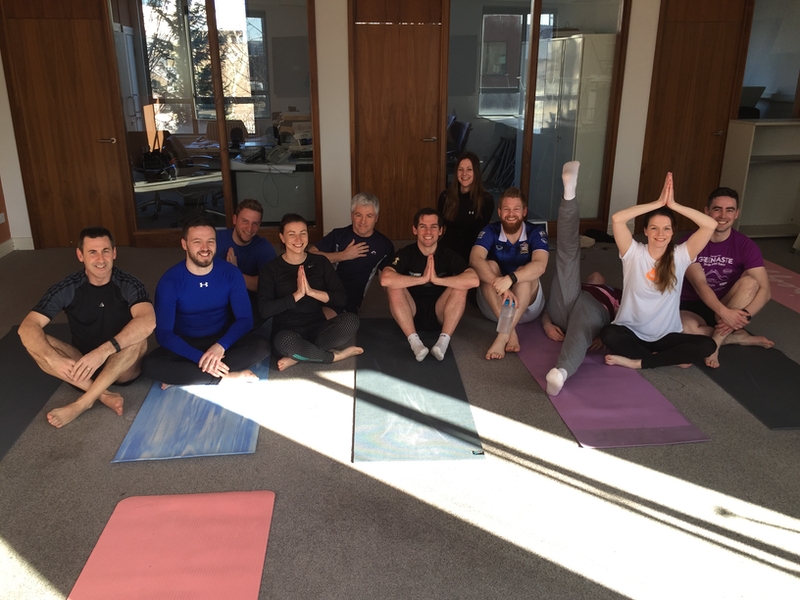 Yoga for the Belfast Team