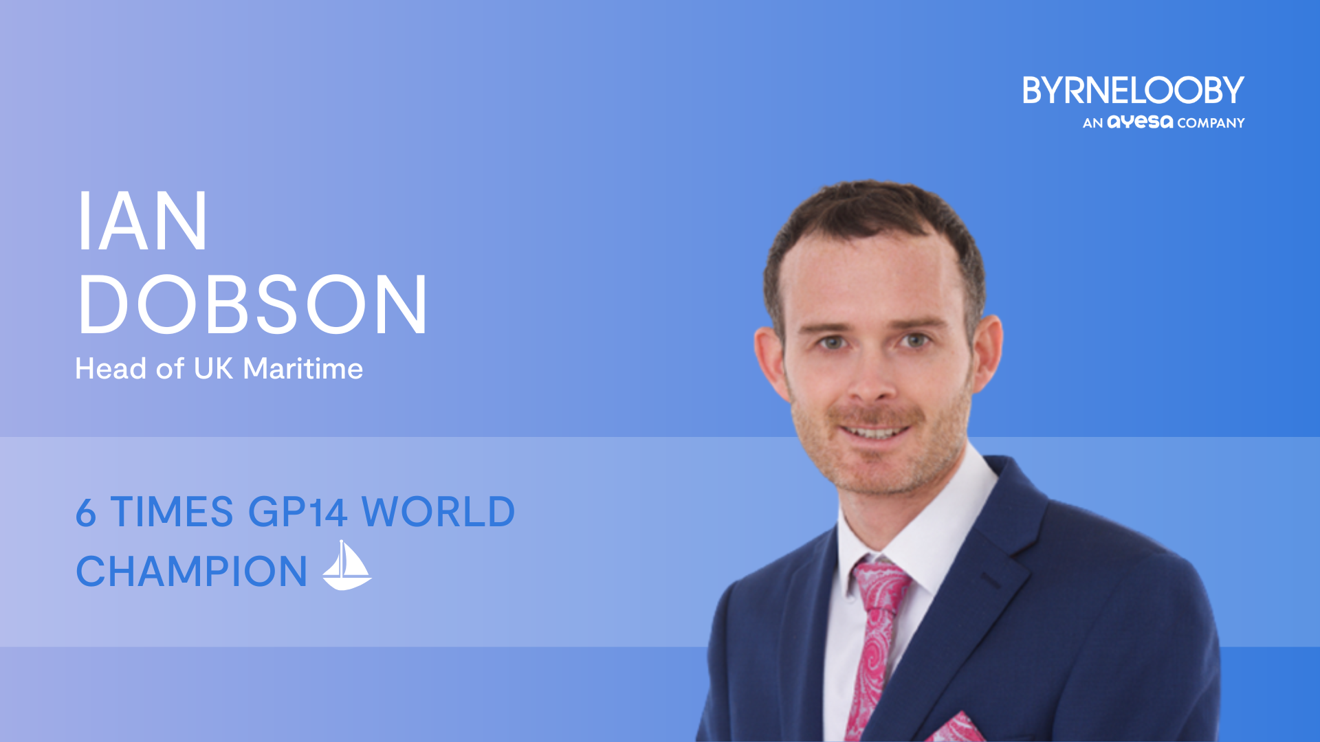 Meet Ian Dobson - Head of UK Maritime