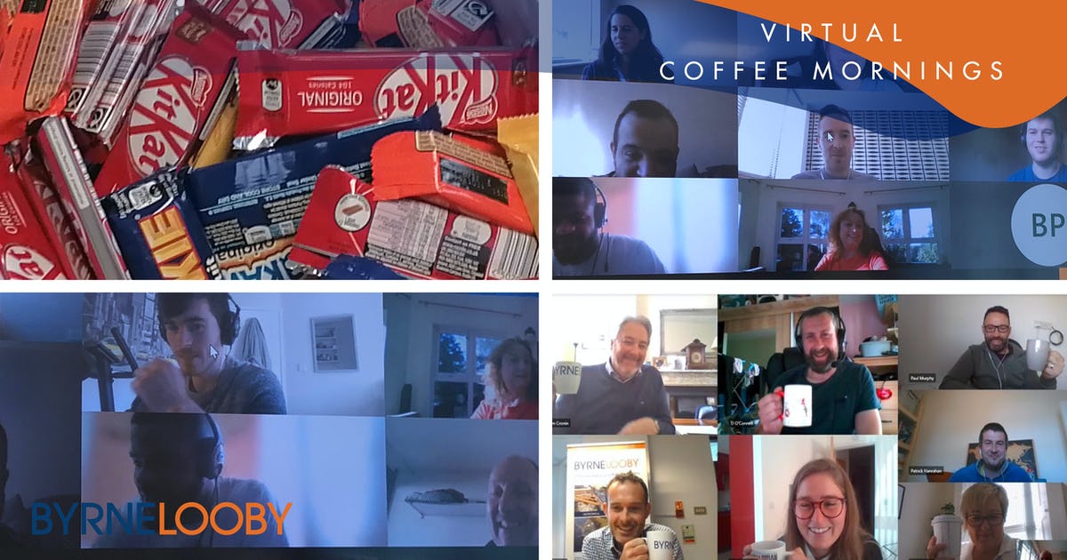ByrneLooby Offices host a series of Virtual Coffee Mornings to support local charities