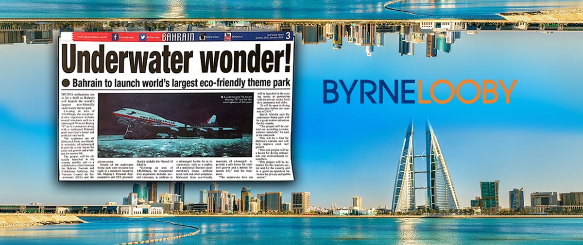 ByrneLooby Bahrain sink plane for Diver's Pleasure