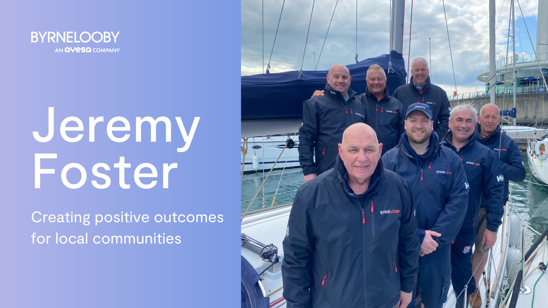 Participating  and helping others - Jeremy Foster