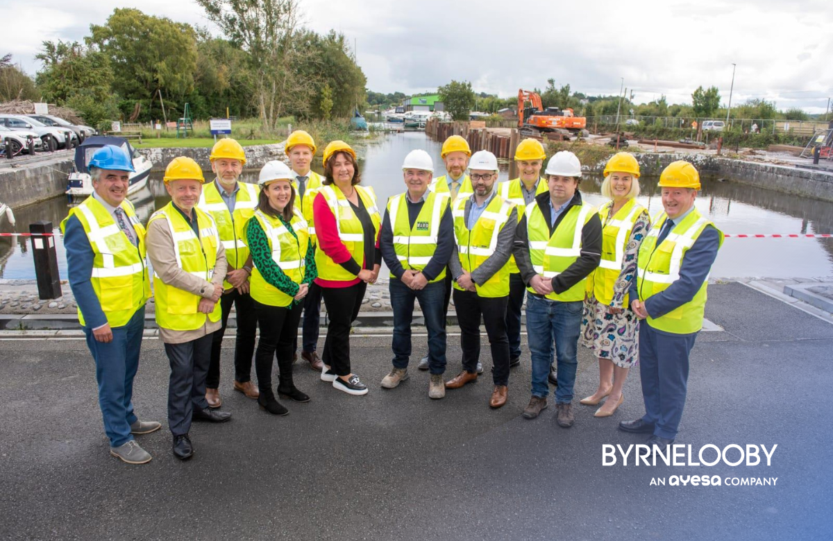 ByrneLooby attends the Sod Turning at Connaught Harbour Redevelopment Scheme